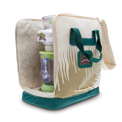 7 of 8:Margaritaville Key West Frozen Concoction Maker con bolsa de viaje, plateado y azul 