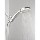 3 of 4:Bath Bliss Fiji - Juego de cabezal de ducha y cable Monsoon de 5 funciones, gris cromo 