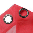 5 of 6:Sheffield 2-Pack Solid Sheer Grommet Window Panel, Red, 76x84 Inches 