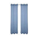 4 of 7:Sheffield 2-Pack Solid Sheer Grommet Window Panel, Blue, 76x84 Inches 