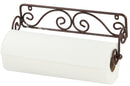 1 of 7:Home Basics Scroll Collection Steel Wall Mounted Paper Towel Holder, Bronze 