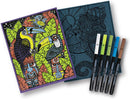 2 of 4:Crayola Art With Edge Tropical Pop Art Coloring Book Kit, 30 Pieces 