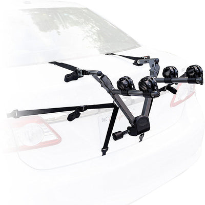 1 of 2:Bell Overpass 200 2-Bicyle Compact Folding Trunk Bike Rack, Black 