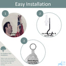 3 of 7:Just Relax Elegante juego de dosel para cama con mosquitera, blanco, Queen-King 