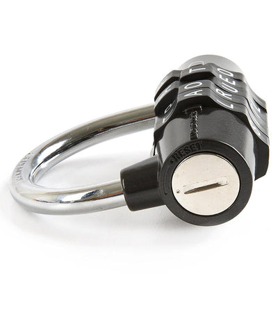 2 of 4:Wordlock Pl-004-Bk 5-Dial Combination Padlock, Black 