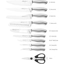 3 of 5:Chicago Cutlery Insignia Guided Grip 18-Piece Stainless Steel Knife Set With Block 