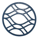 5 of 10:Home Basics Iris Collection Cast Iron Trivet, Slate Blue 