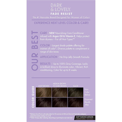 3 of 4:Dark & Lovely Permanent Hair Color, 372 Natural Black 