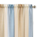 2 of 6:Panneau transparent texturé Spectrum avec passe-tringle, argent doré, 50 x 84 pouces 