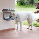 3 of 4:Bama Pet Mountable Food Stand with Storage Compartment, Taupe, Average Dog Size 