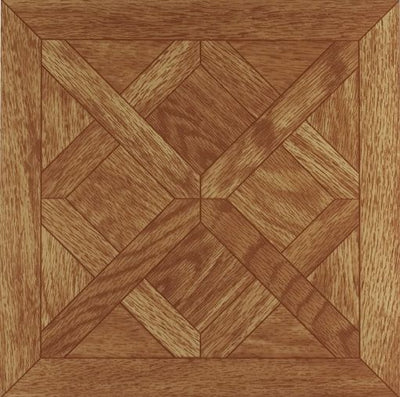 1 of 2:Tivoli Classic Parquet Roble 12x12 Baldosa de vinilo autoadhesiva - 45 Baldosas/45 pies cuadrados 