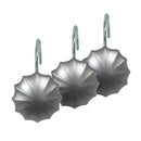 1 of 2:Popular Bath Octavia Resin Shower Curtain Hooks, Silver, 12 Pack 