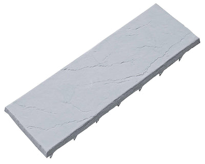 9 of 9:Emsco Trimfree Lawn Border Pavers, 10 Feet, 5-Pack, Slate Gray 