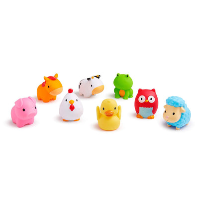4 of 6:Munchkin Barnyard Friends Squirts Bath Toys, Multi, 8 Pack 