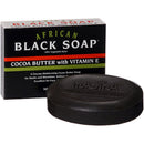 1 of 1:Savon noir africain Madina au beurre de cacao et à la vitamine E, 100 g 
