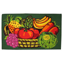 1 of 1:Vegetable Basket Printed Kitchen Rug, 18x30 Inches 