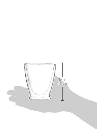 5 of 5:Circleware Thermax Tazas de café con leche de vidrio aislado de doble pared, 2 piezas, 10.4 onzas 