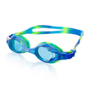 1 of 2:TYR Kids’ Swimple Tye-Dye Swimming Goggles, Blue, 3-10 Years 
