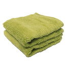 1 of 1:Feather and Stitch Zero Twist Wash Cloth, 12x12 Inches, Light Green (Pack of 2) 