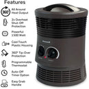 3 of 6:Honeywell 360 Degree Surround Heater With Fan Forced Technology, Black 