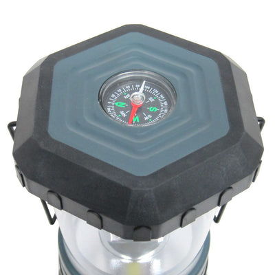 3 of 6:Linterna LED Mighty Power Cob con brújula y asa, gris-negro, 750 lúmenes 