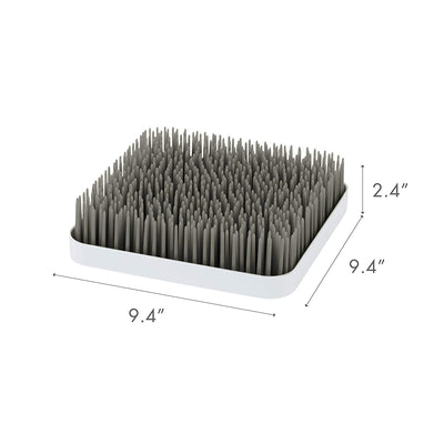 4 of 6:Boon Grass Countertop Baby Bottle Drying Rack, Gray, 9.5x9.5x2.5 Inches 