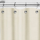 2 of 2:Crochets de rideau de douche en métal populaires, chromés, lot de 12 