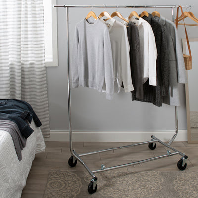 2 of 4:Neu Home Adjustable Ultra Garment Rack, Chrome 