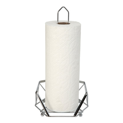 3 of 5:Kitchen Details Geode Paper Towel Holder in Chrome 