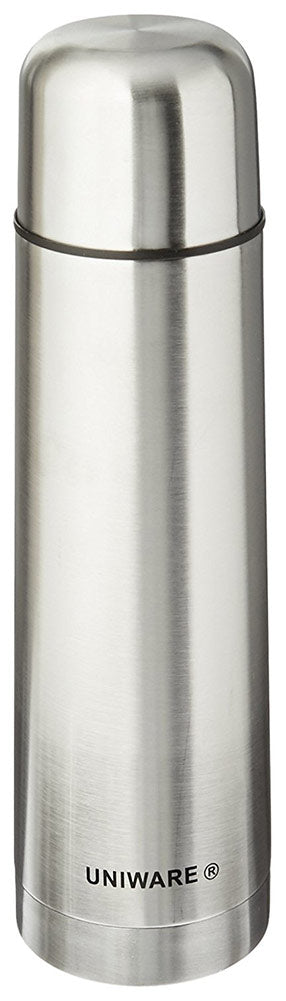 1 of 1:High Quality Stainless Steel Vacuum Flask Bottle Thermos Silver - 500 Ml 