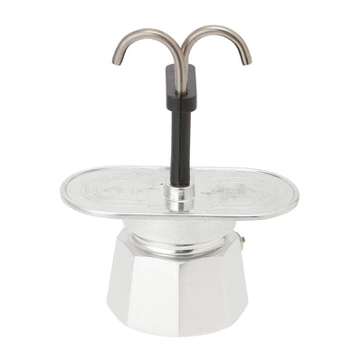 2 of 5:Bialetti Mini Express Stovetop Aluminum Espresso Percolator Maker, 2 Cups 