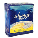 1 of 1:Almohadillas sanitarias regulares Always Maxi Rapid Dry - 24 unidades 