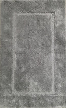 2 of 2:Derby 2-Piece Microfiber Bath Mat Set, Silver, 17x24 and 20x30 Inches 
