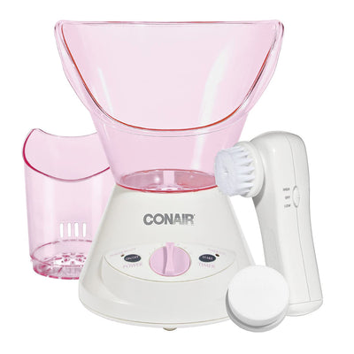 1 of 7:True Glow by Conair Moisturizing Mist Facial Sauna System, Pink-Cream 