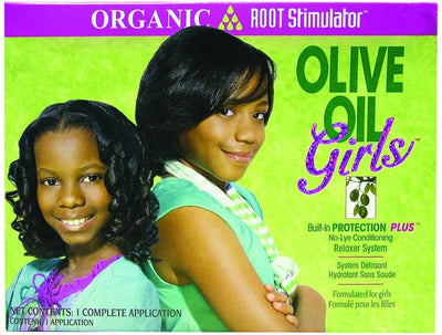 1 of 1:Organic Root Stimulator Olive Oil Girls No-lye Relaxer Kit 