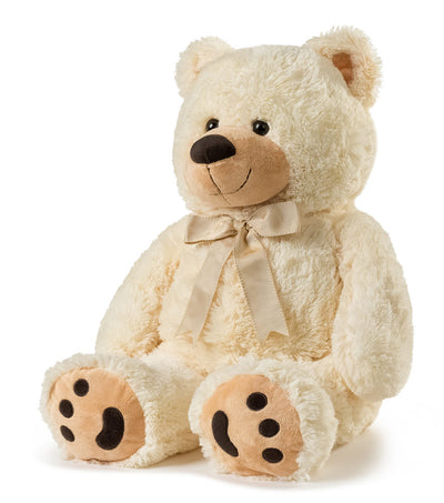2 of 3:Oso de peluche grande JOON, crema 