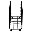 3 of 5:Home Basics Grid Design Napkin Holder, Black, 6x2.75x5.25 Inches 