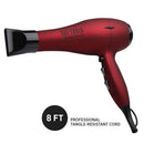 6 of 7:Hot Tools Pro Artist Tourmaline 2000 Turbo Hair Ionic Dryer, Red 