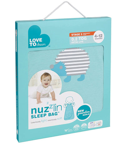 5 of 5:Gigoteuse Love To Dream Nuzzlin en coton, extra légère, turquoise, 4-12 mois 