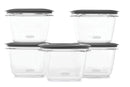 3 of 5:Ensemble de 5 contenants Rubbermaid Premier Easy Find avec couvercles, transparents, 7 tasses 