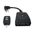 2 of 3:Bright-Way RCS56271 Receptor de 2 salidas de control remoto para interiores y exteriores, alcance de 80 pies 