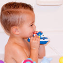 5 of 9:Nuby 2-Pack Tub Tugs Floating Boat Bath Toys, Colors May Vary 