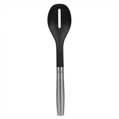 2 of 10:Home Basics Mesa Scratch-Resistant Nylon Slotted Spoon with Stainless-Steel, 13 Inches 