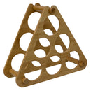 2 of 5:Étagère à vin pliable à 9 niveaux en bambou Home Basics, naturel 