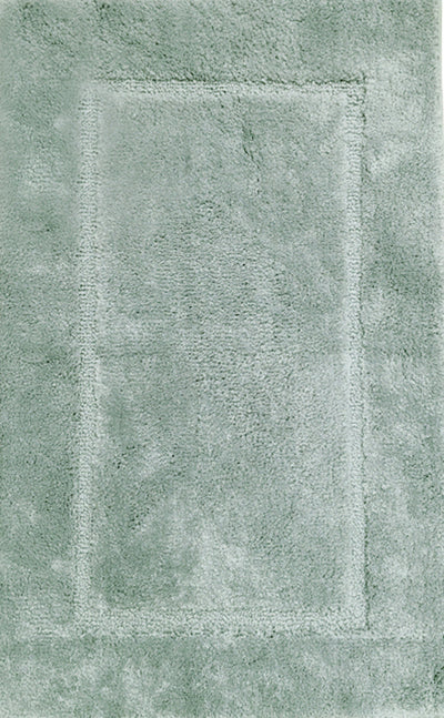 2 of 2:Derby 2-Piece Microfiber Bath Mat Set, Aqua, 17x24 and 20x30 Inches 