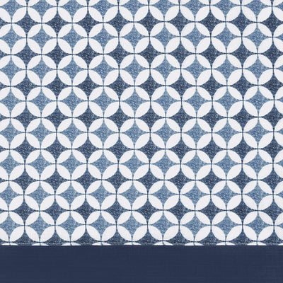 7 of 8:Juego de cenefa y par de cortinas para ventana Callie - 58x36 - Azul marino 