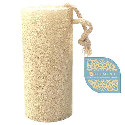 1 of 1:Éponge exfoliante en luffa naturel N-Element sur corde, 15 cm 