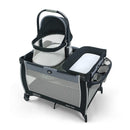 1 of 6:Graco Pack ‘n Play Day2Dream Bassinet Playard, Blue-Black, Hutton 