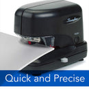 4 of 4:Swingline Heavy Duty 70 Sheet Capacity Electric Stapler, Black 
