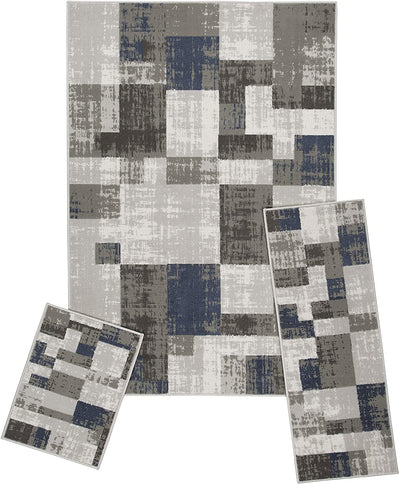 1 of 7:Capri 3 Piece Soliel Rug Set, 5x7 Feet 